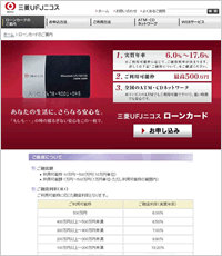 三菱UFJニコス ローンカード